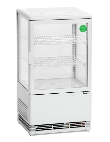 Mini vitrine réfrigérée 58L blanche Bartscher