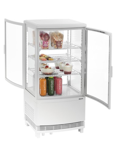 Mini vitrine réfrigérée 75L Bartscher blanc