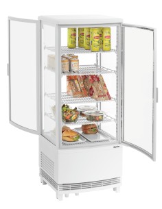 Mini vitrine réfrigérée 98L blanche Bartscher