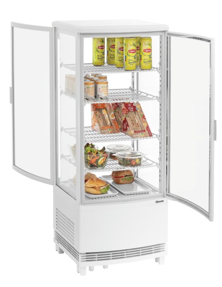 Mini vitrine réfrigérée 98L blanche Bartscher