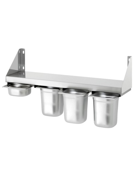 Étagère épices 4x1/6GN Bartscher - Mobilier inox