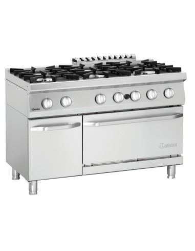 Fourneau gaz Bartscher GB21 - Cuisson horizontale