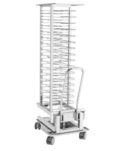 Chariot à assiettes Gigasteam 50T - Bartscher