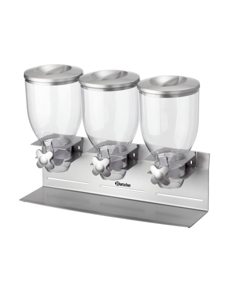 Triple distributeur de céréales Bartscher - 3,5 L