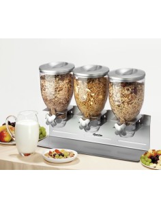 Triple distributeur de céréales Bartscher - 3,5 L 2