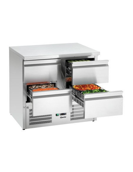 Mini table réfrigérée 900S4 Bartscher - Meuble frigorifique