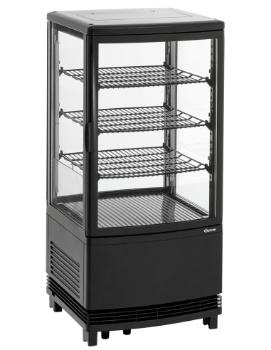 Mini vitrine réfrigérée 75L noir - Bartscher