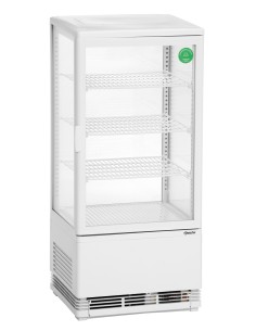 Mini vitrine réfrigérée 78 L blanche - Bartscher