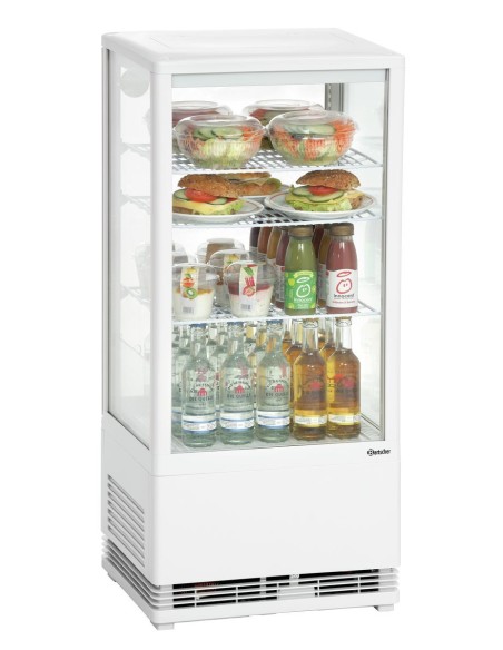 Mini vitrine réfrigérée 78 L blanche - Bartscher