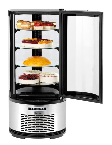 Vitrine à gâteaux 100L Bartscher - Présentation réfrigérée