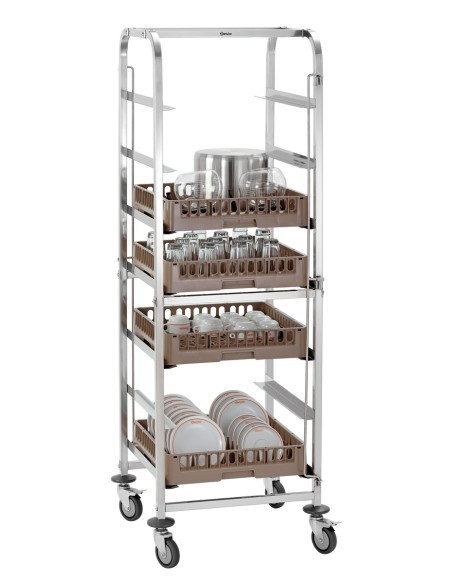 Chariot à casiers de lavage ASP700 - Bartscher
