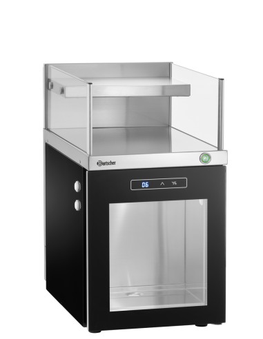 Combi réfrigérateur à lait et chauffe tasses Bartscher