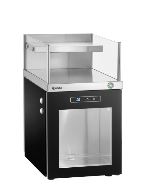 Combi réfrigérateur à lait et chauffe tasses Bartscher