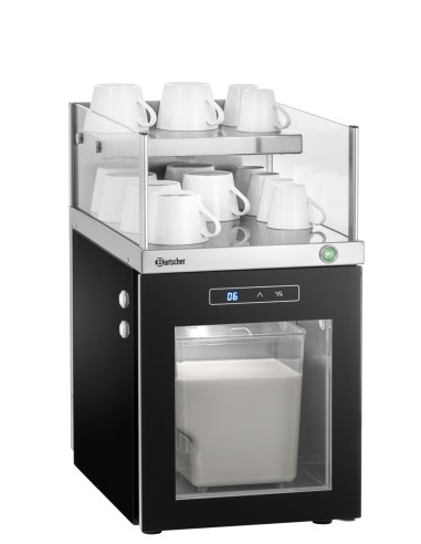 Combi réfrigérateur à lait et chauffe tasses Bartscher
