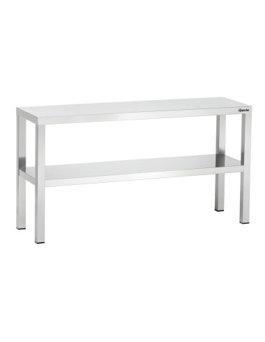 Étagère sup. L1200 2 étages Bartscher - Mobilier inox
