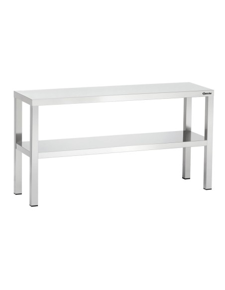 Étagère sup. L1200 2 étages Bartscher - Mobilier inox