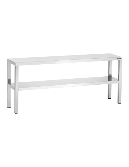 Étagère sup. L1600 2 étages Bartscher - Mobilier inox