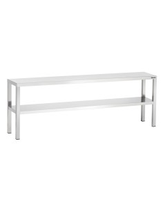Étagère sup. L2000 2 étages Bartscher - Mobilier inox