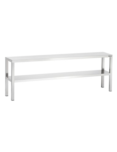 Étagère sup. L2000 2 étages Bartscher - Mobilier inox