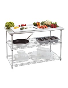 Table travée 690 mm Bartscher - Mobilier inox
