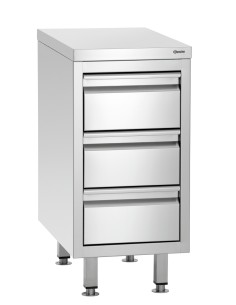 Caisson à tiroirs 700S3 Bartscher - Mobilier inox