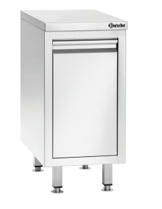Range-poubelle 700M1 Bartscher - Mobilier inox 28 L