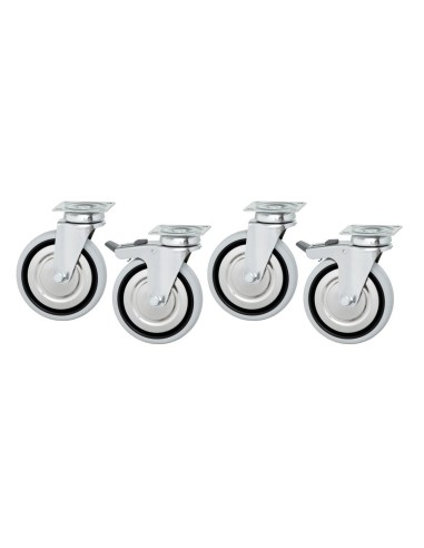 Roulettes 4AW Bartscher - Mobilier inox