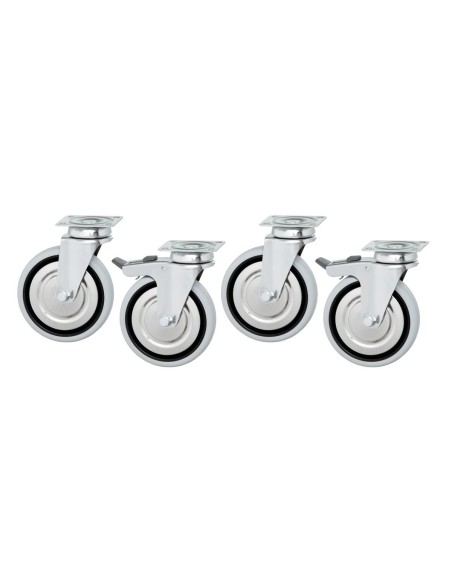 Roulettes 4AW Bartscher - Mobilier inox
