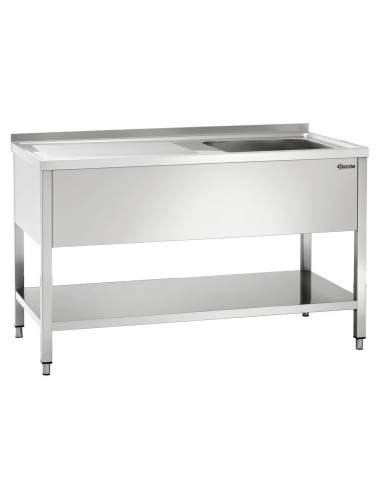 Plonge laverie 700 L1400 bass. DR - Bartscher