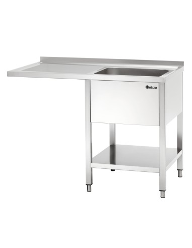 Plonge laverie 700 Bartscher - 1 bassin inox