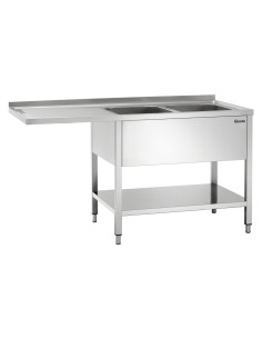Plonge 2 bassins Bartscher 700 L1600 DR - Acier inoxydable