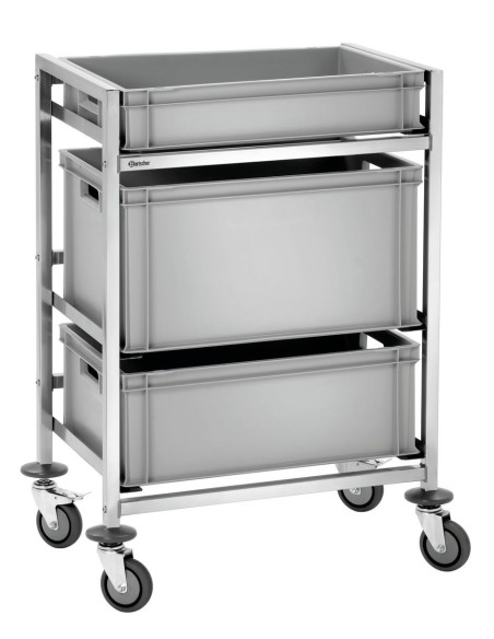 Chariot à bacs AK300 Bartscher - 100 kg - 3 baies