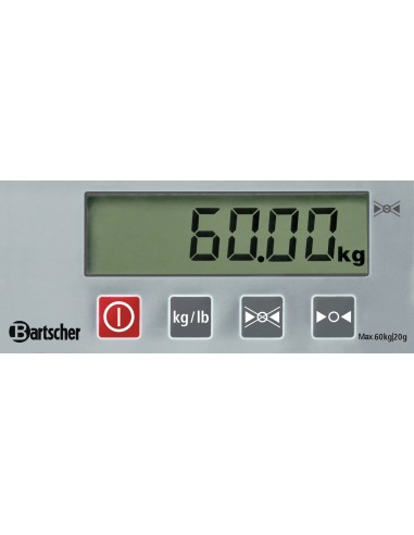 Balance digitale 60 kg 20 g Bartscher - PETIT MATERIEL
