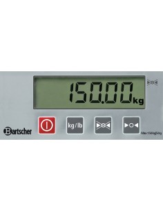 Balance digitale 150kg 50g - Bartscher 2