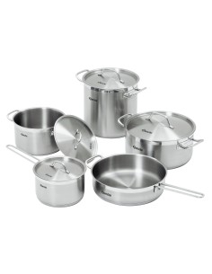 Set de casseroles T4P1 Bartscher - 9 pièces inox