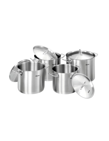 Set de casseroles T4 Bartscher - 4 pièces inox