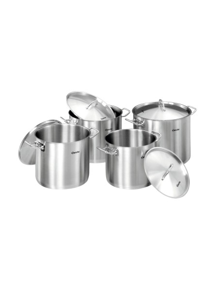 Set de casseroles T4 Bartscher - 4 pièces inox