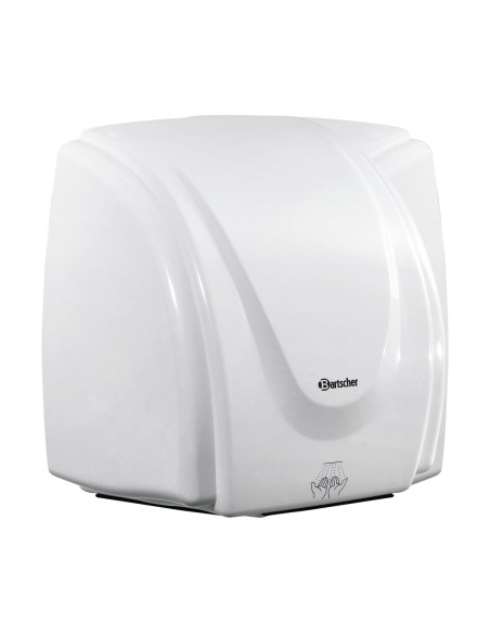 Sèche-mains Bartscher 2,1 kW synthétique - HYGIÈNE