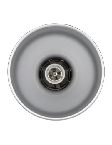 Lampe chauffante rétractable Buffalo finition métal brossé