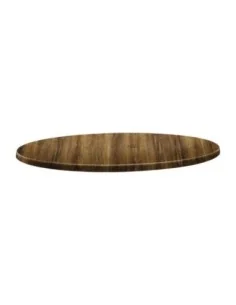 Plateau de table rond Topalit Classic Line 70cm atacama cherry