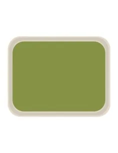 Plateau de service en polyester Roltex America 460 x 360mm vert