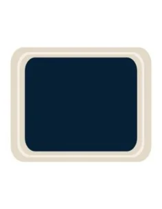 Plateau de service en polyester Roltex Cafétéria 325 x 265mm bleu