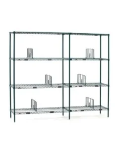 Séparateurs d'étagère Super Erecta Metro 460 x 203mm (lot de 4) 2