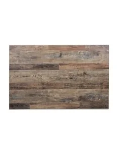 Plateau de table rectangulaire pré-percé Bolero urban foncé 700mm 2