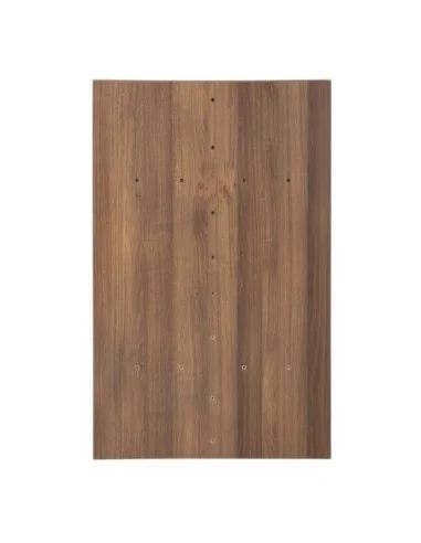 Plateau de table rectangulaire pré-percé Bolero chêne rustique 700mm