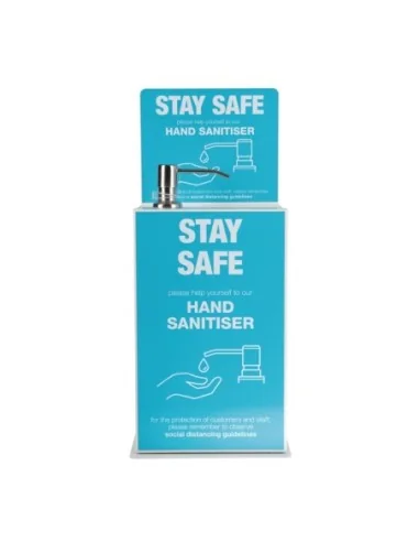 Station de désinfection des mains de comptoir/murale 5L