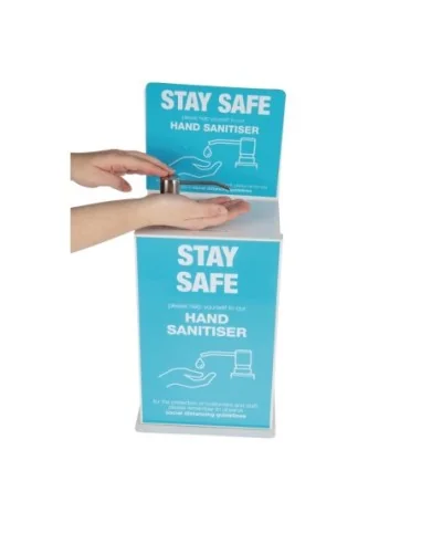 Station de désinfection des mains de comptoir/murale 5L