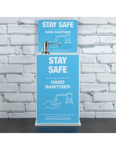 Station de désinfection des mains de comptoir/murale 5L