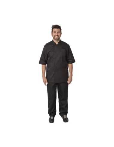 Veste de cuisine mixte Cool Vent Chef Works Montreal noire L