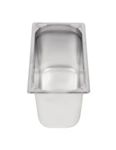 Bac inox 18/10 GN 1/3 professionnel Vogue 200mm 2